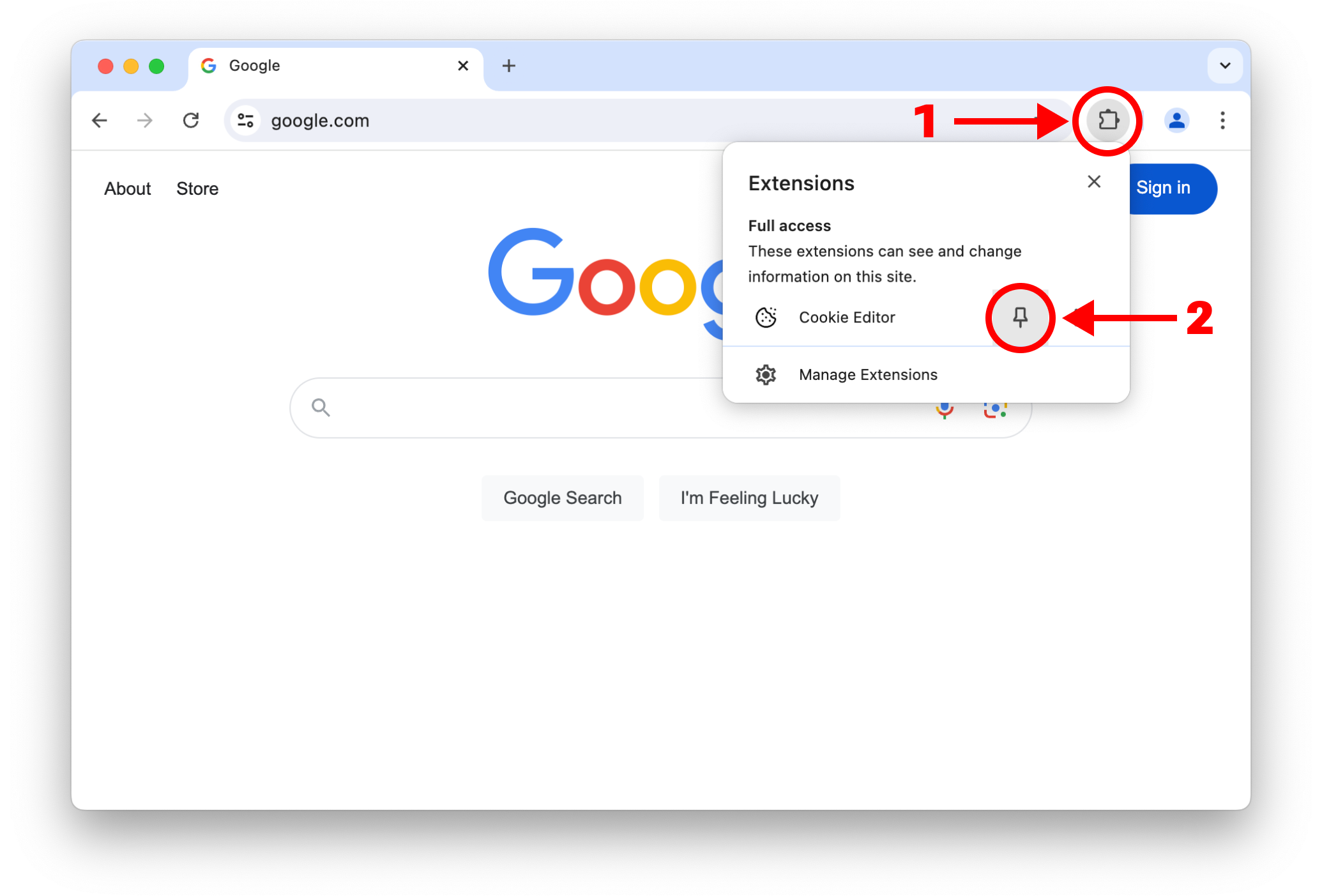Cookie editor welcome guide